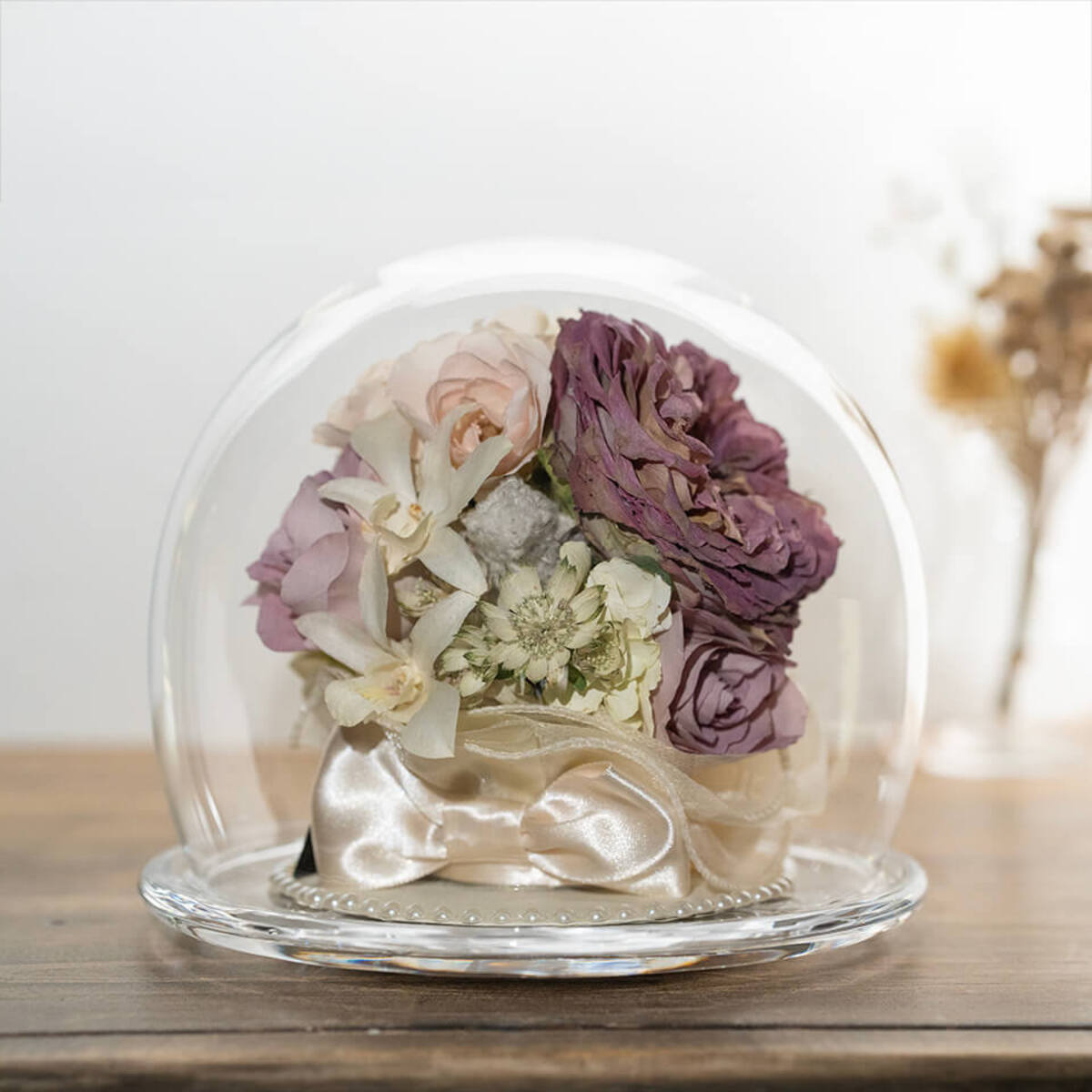 フレーム額【花束タイプ】【バラ等】【12本目安】【立体保存加工