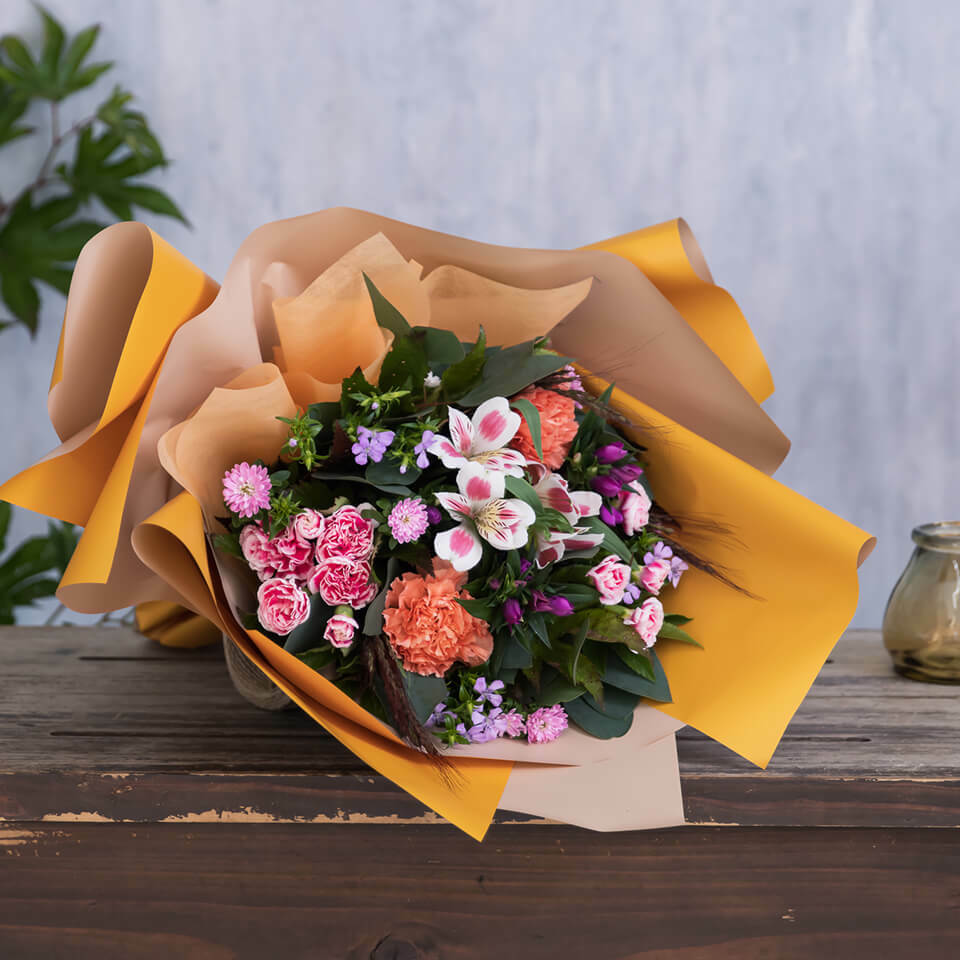 季節のお任せ花束｜広島花屋オンラインショップ花将