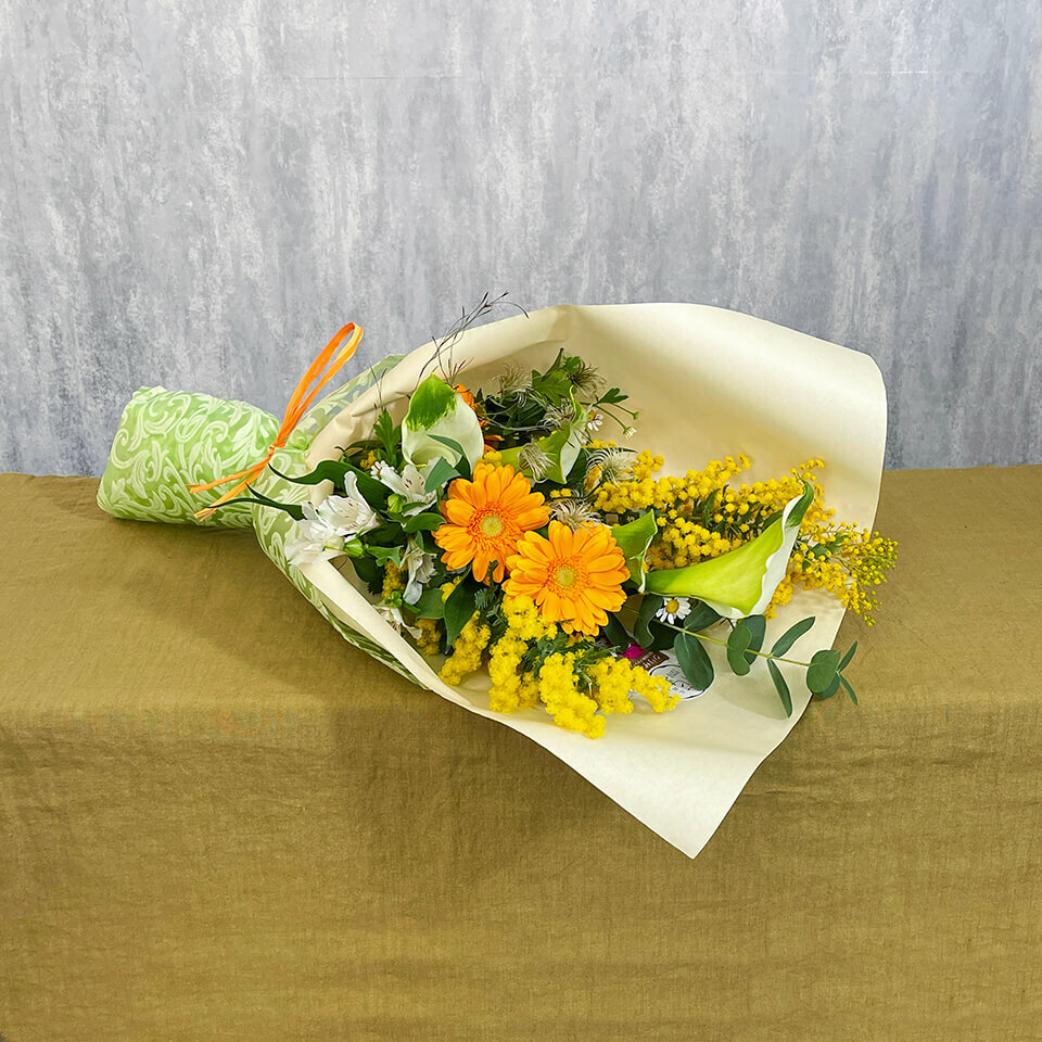 ミモザの花束 | 広島花屋オンラインショップ花将