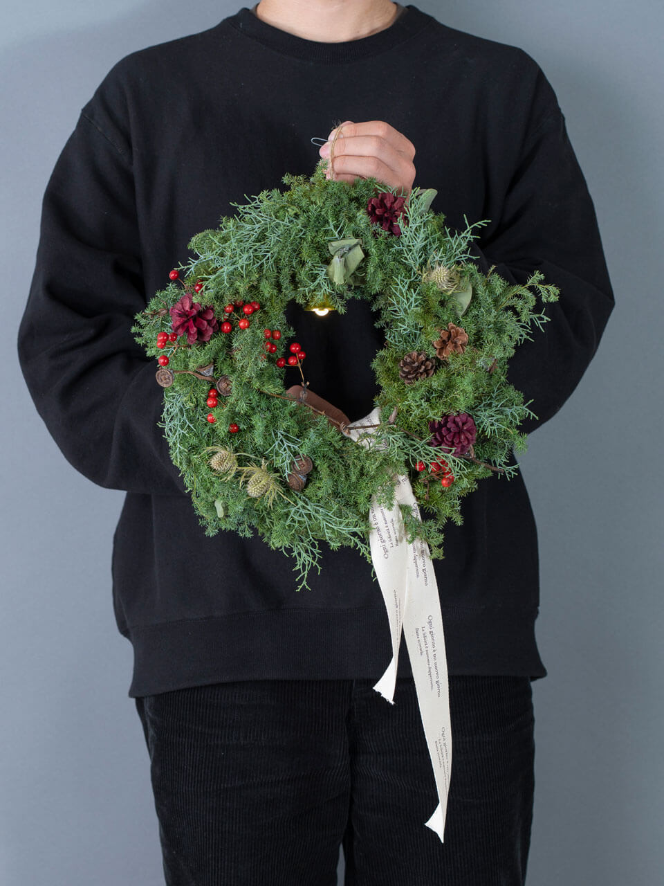 花屋の手作り クリスマスリース2 | 広島花屋オンラインショップ花将