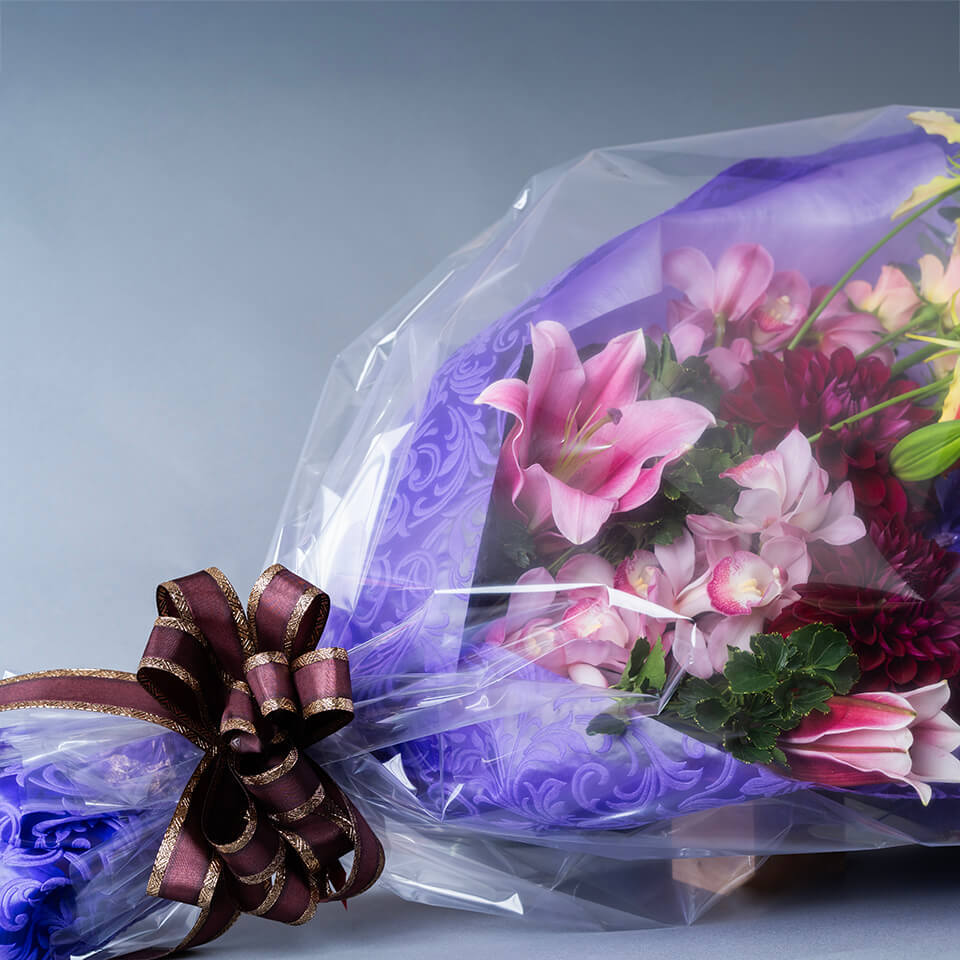大きく豪華な花束 | 広島花屋オンラインショップ花将